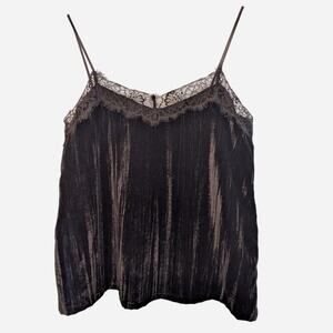 Gorgeous Black Velvet Zara Top